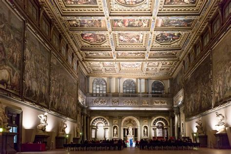 Florence, in the Salone dei Duecento of Palazzo Vecchio the .